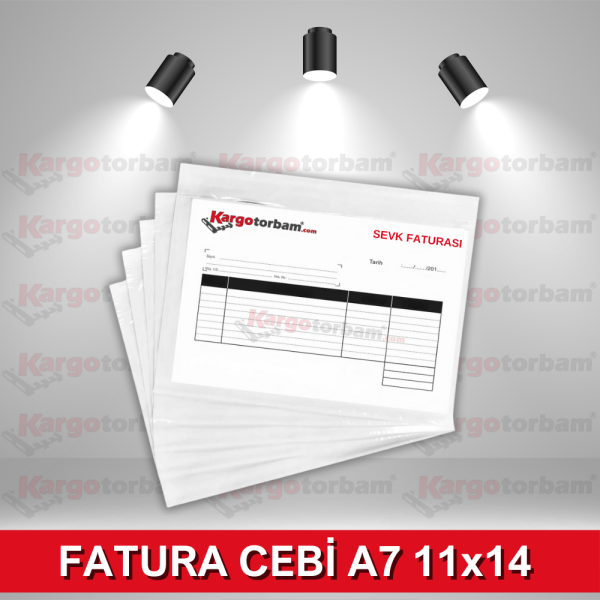 Kendinden Yapışkanlı Fatura Cebi A7 11x14