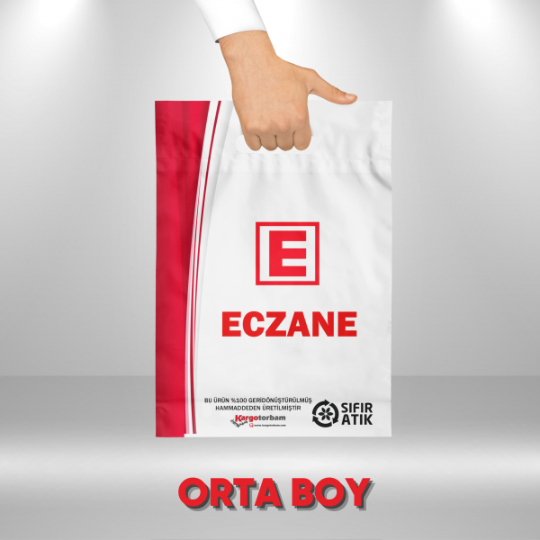 Eczane Poşeti 28x38 Büyük Boy